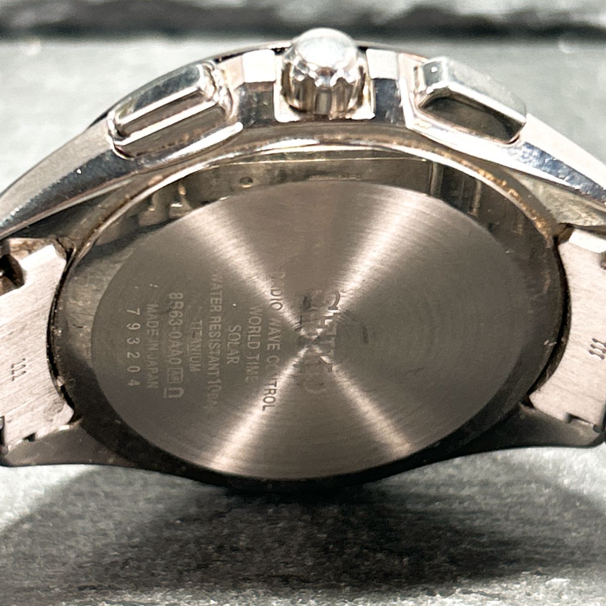 超美品 SEIKO BRIGHTZ セイコー ブライツ SAGA233 電波ソーラー 腕時計 ブラック アナログ フライトエキスパート チタニウム 動作確認済み_7