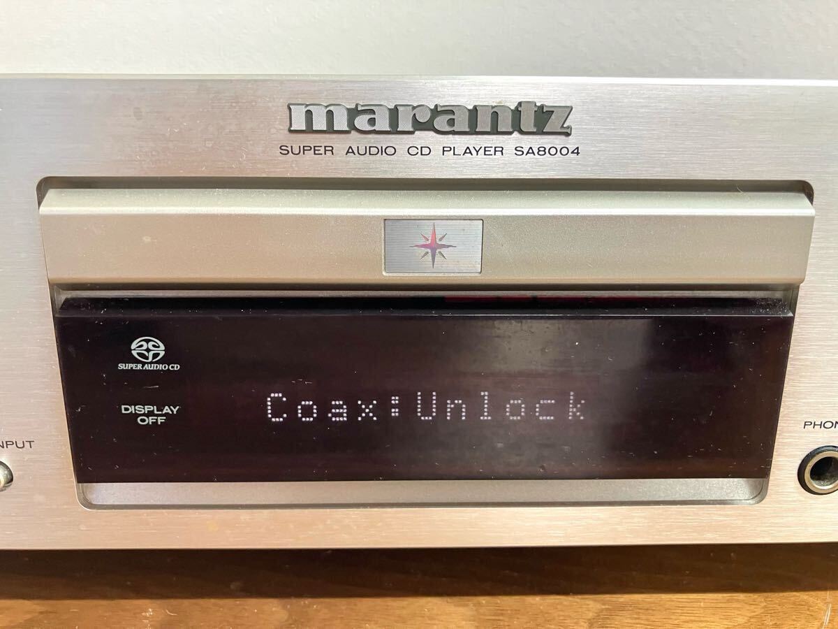 1円〜 marantz マランツ SA8004 SACDプレーヤー シルバーゴールド ジャンク出品_3