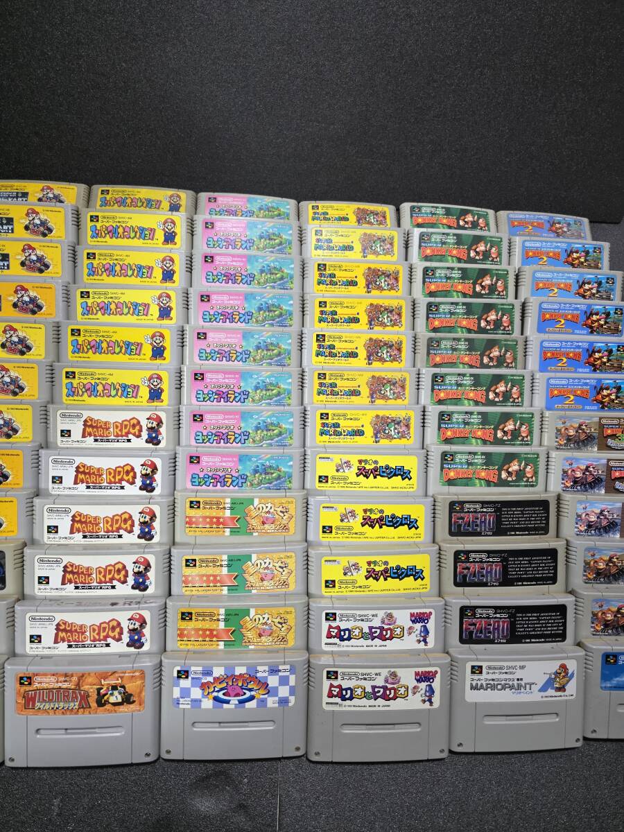 SFC大量ソフト】任天堂 人気タイトル 約72点 スーパーファミコンソフト