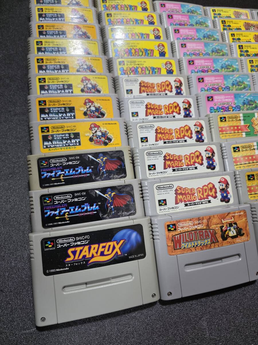 SFC大量ソフト】任天堂 人気タイトル 約72点 スーパーファミコンソフト