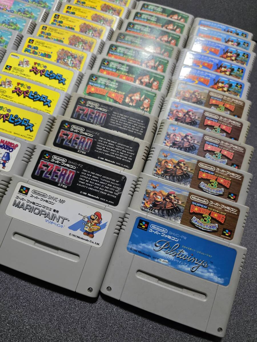 SFC大量ソフト】任天堂 人気タイトル 約72点 スーパーファミコンソフト