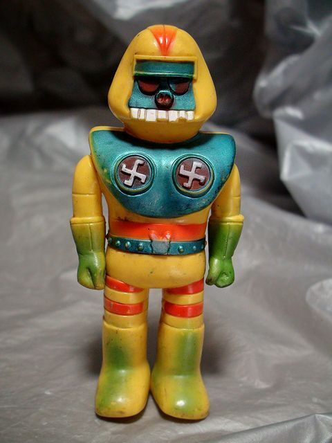 ソフビ　ロボガキ　ロボコン　ポピー　当時 がんばれロボコン ⑤ ポピー 当時物ロボット学校 二期生 ソフビ人形