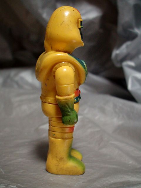 がんばれロボコン ⑤ ポピー 当時物ロボット学校 二期生 ソフビ人形