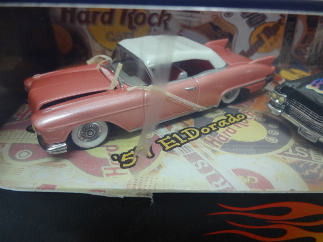 Cool CLASSICS SERIES 1 Hard Rock CAFE car Set 57,ElDorado 63,Hearse 59,Woodie ミニカー 3台 1998 未開封 未使用品 デッドストック_3