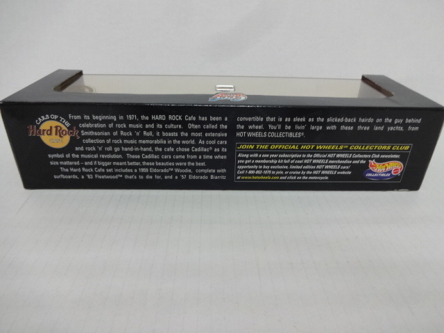 Cool CLASSICS SERIES 1 Hard Rock CAFE car Set 57,ElDorado 63,Hearse 59,Woodie ミニカー 3台 1998 未開封 未使用品 デッドストック_7