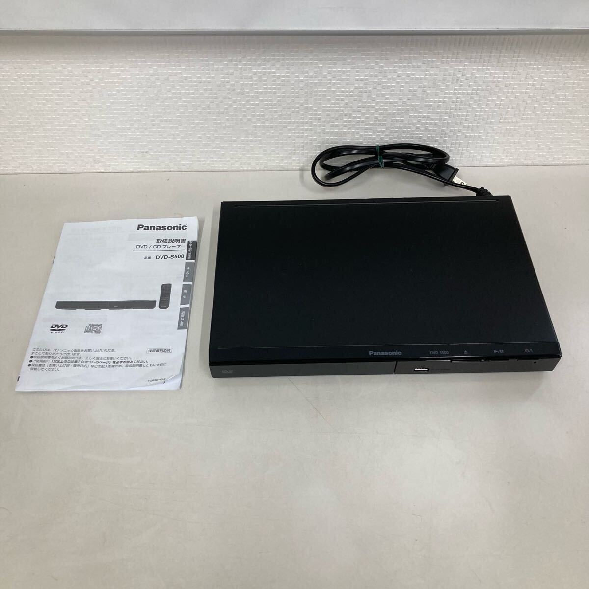 Panasonic パナソニック DVDプレーヤー CDプレーヤー 中古 DVD-S500