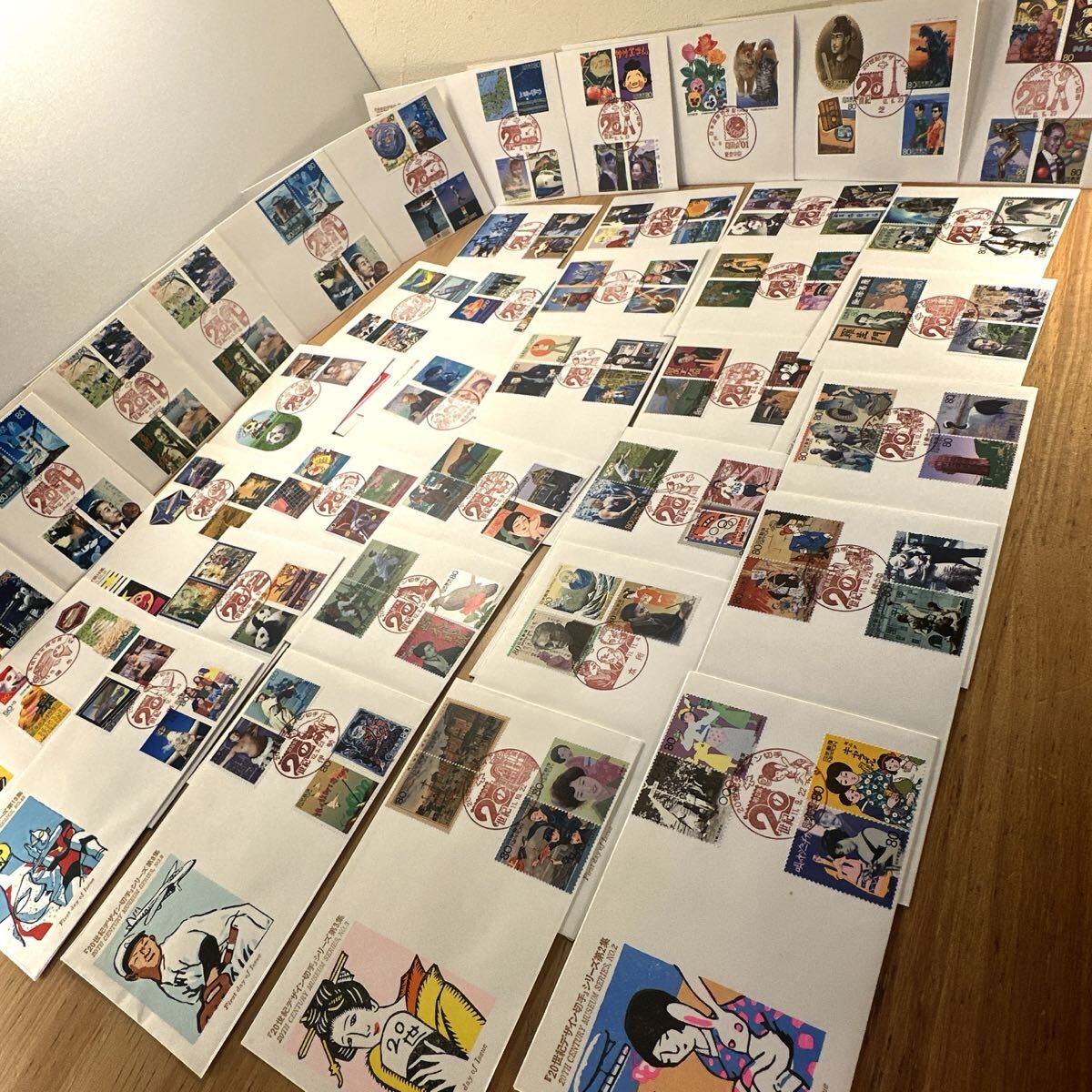 初日カバー 日本切手初日カバー FDC 20世紀デザイン切手初日カバー等