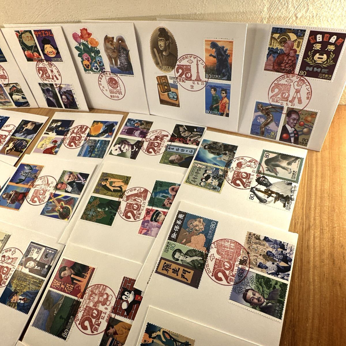 初日カバー 日本切手初日カバー FDC 20世紀デザイン切手初日カバー等