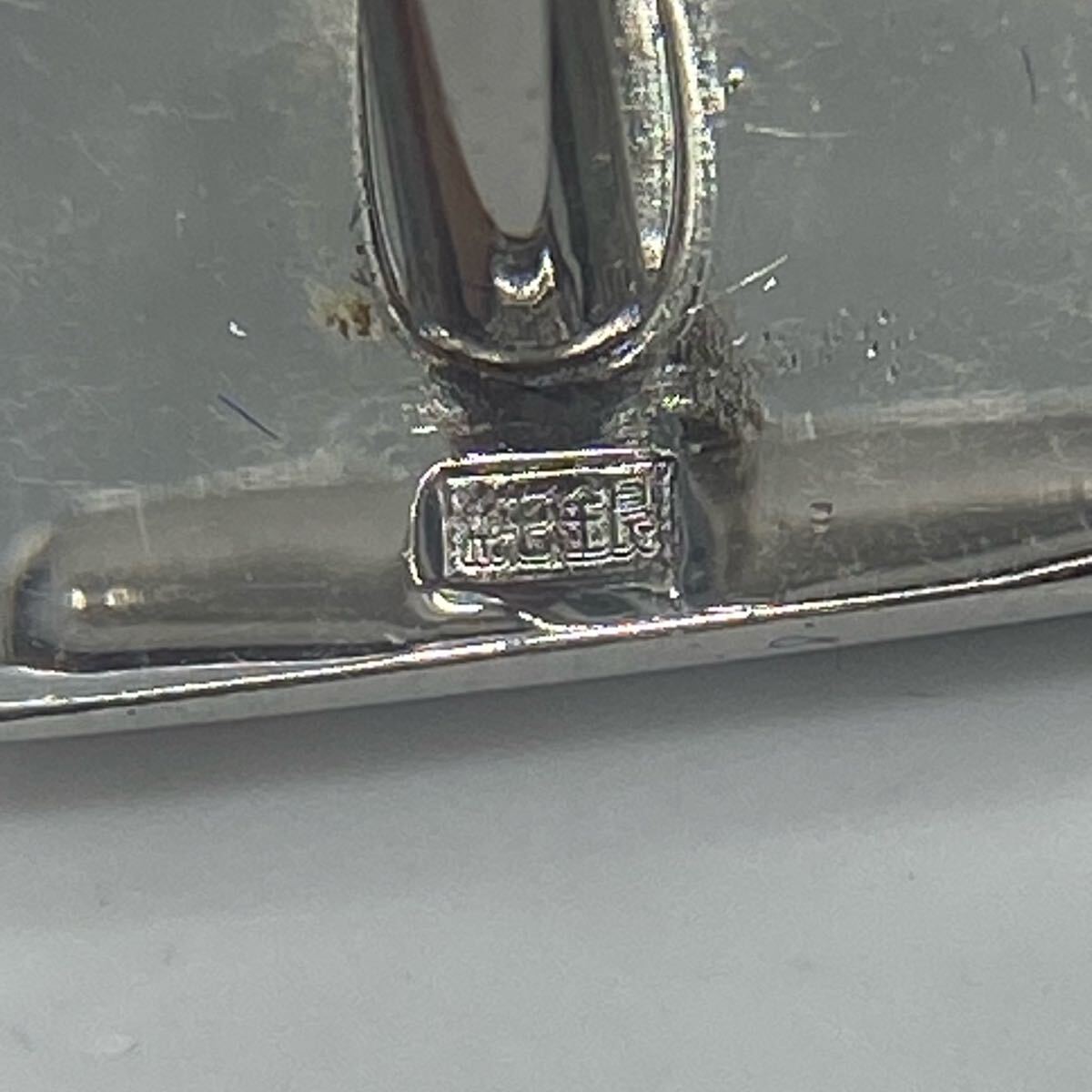 1円〜 3M 純銀製 カフスボタン ネクタイピン 総重量約16g 天皇陛下喜寿