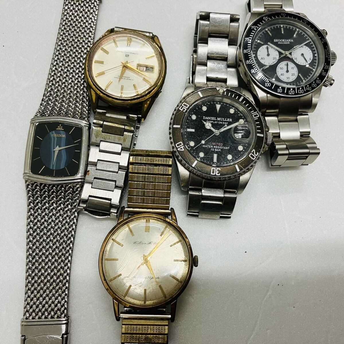 M418-7000 ■ 腕時計 20点 RADO D&G G-SHPCK Technos ELGIN CASIO SEIKO G-2310 WVA-500J 7T92-0CH0 2320-0060 クロノ 稼働 メンズ SA_2