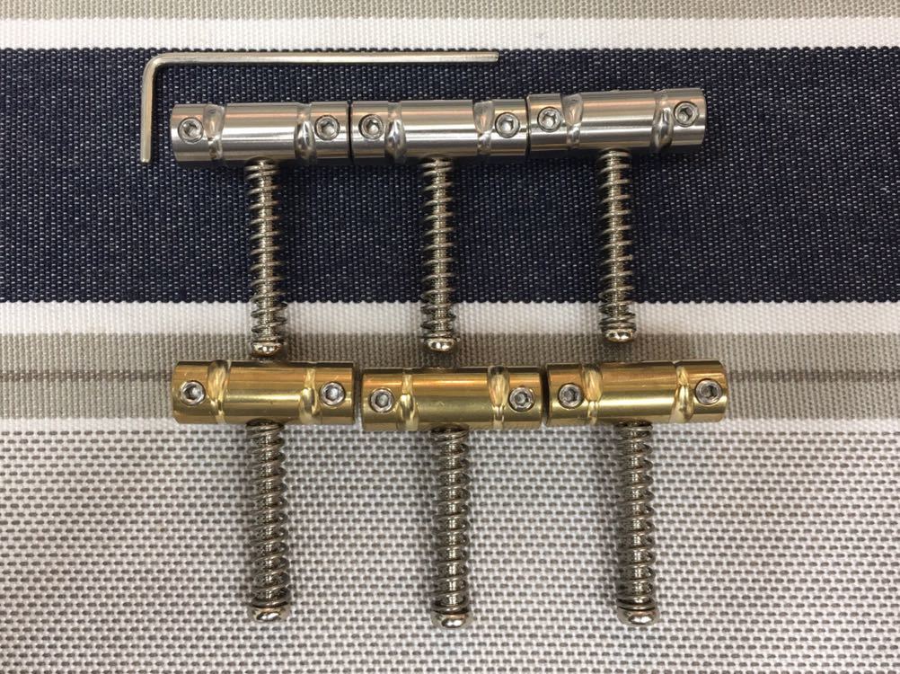 GOTOH In-Tune BS Solid Brass & Ti Solid Titanium 3 pcs/set テレキャスター ブリッジ ブラス サドル_1