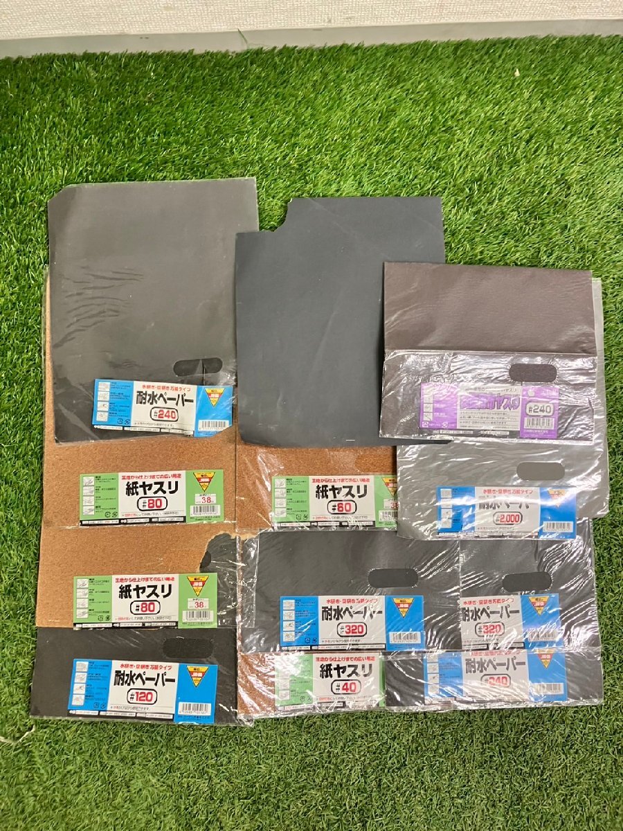 【中古品】『5-089』やすり 鋸 カッター 定規 ペンチ ハンマー L型クランプ キリ コンパス OLFA 替刃 耐水ペーパー など 工具 大量 まとめ_6