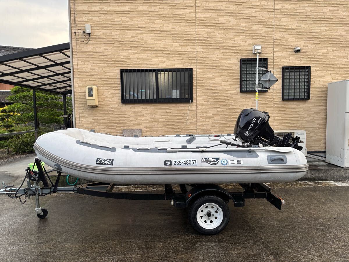 アキレス HB-350DX 海外モデル 夜間航行可 トーハツ20馬力 軽 