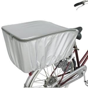 ☆ シルバー 自転車カゴカバー 後ろ 通販 自転車 後ろかごカバー 後カゴ用 自転車用 バス