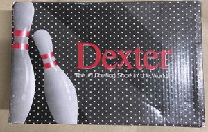 （デクスター） 未使用　ボウリングシューズ Ds38 ブラック・ゴールド 21.0cm 右投げ 送