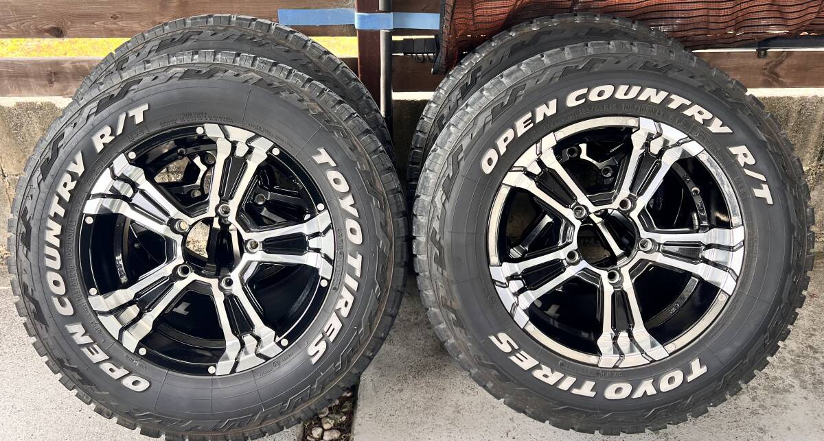 ジムニー　タイヤホイール4本セット　オープンカントリー　ナイトロパワー　クロスクロウ_1