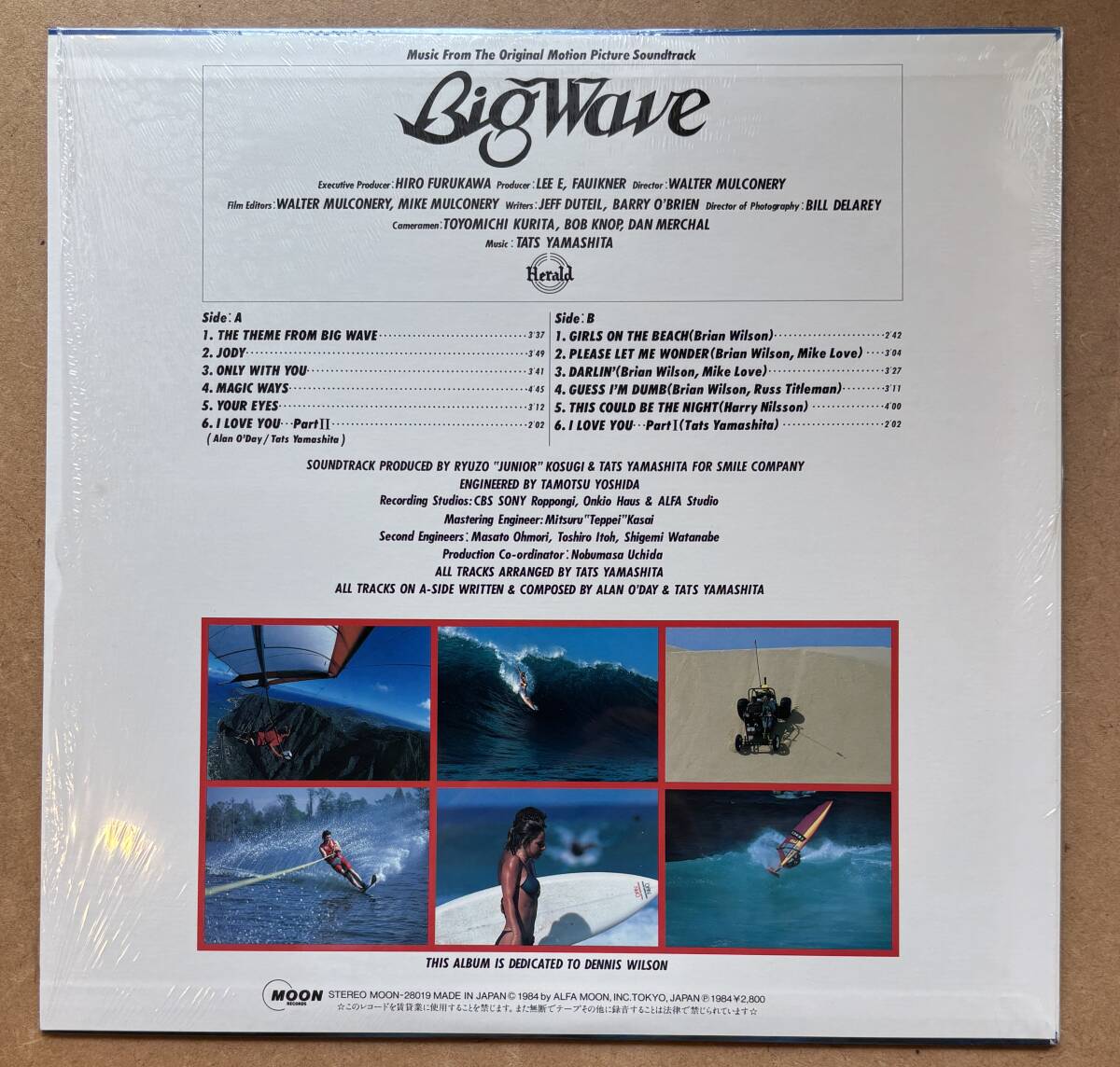 □お詫びカード 歌詞カード2種付!LP□山下達郎 Tatsuro Yamashita