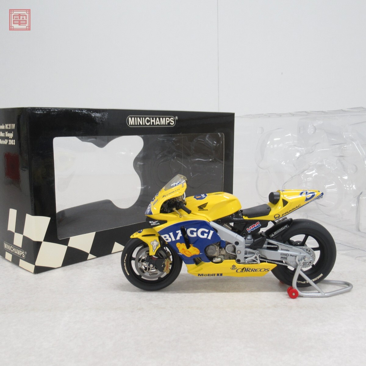 ミニチャンプス 1/12 ホンダ RC211V マックス ビアッジ MotoGP 2003 #3
