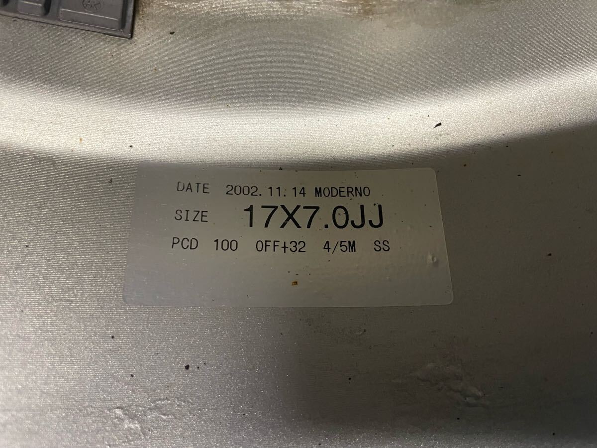 RAYS MODERNO 17インチホイール4本セット_8