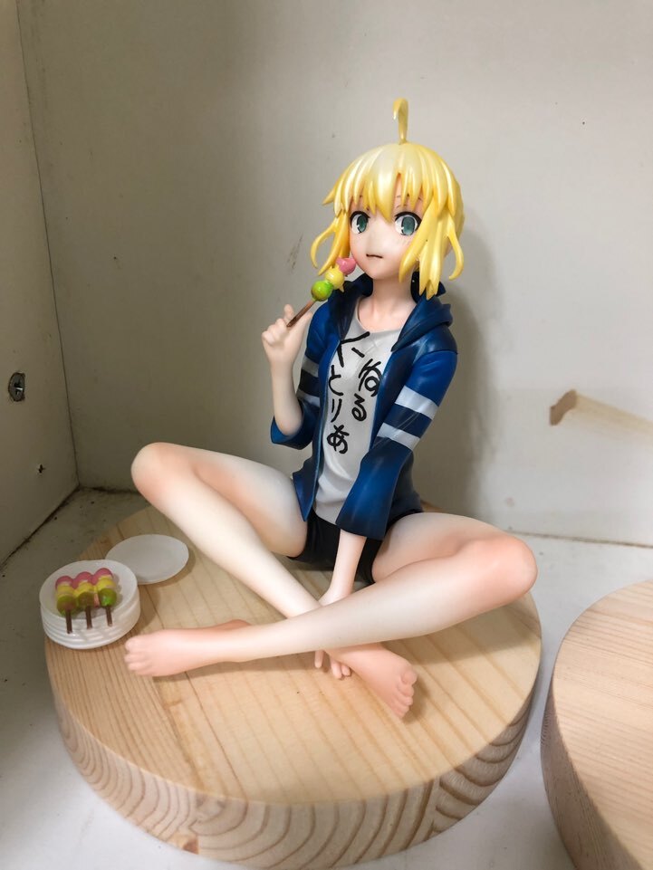 ガレージキット塗装済み完成品 FGO くーねるとりあ セイバー フィギュア Fate/Grand Order FGO フェイト ガレージキット セイバー お団子 くー