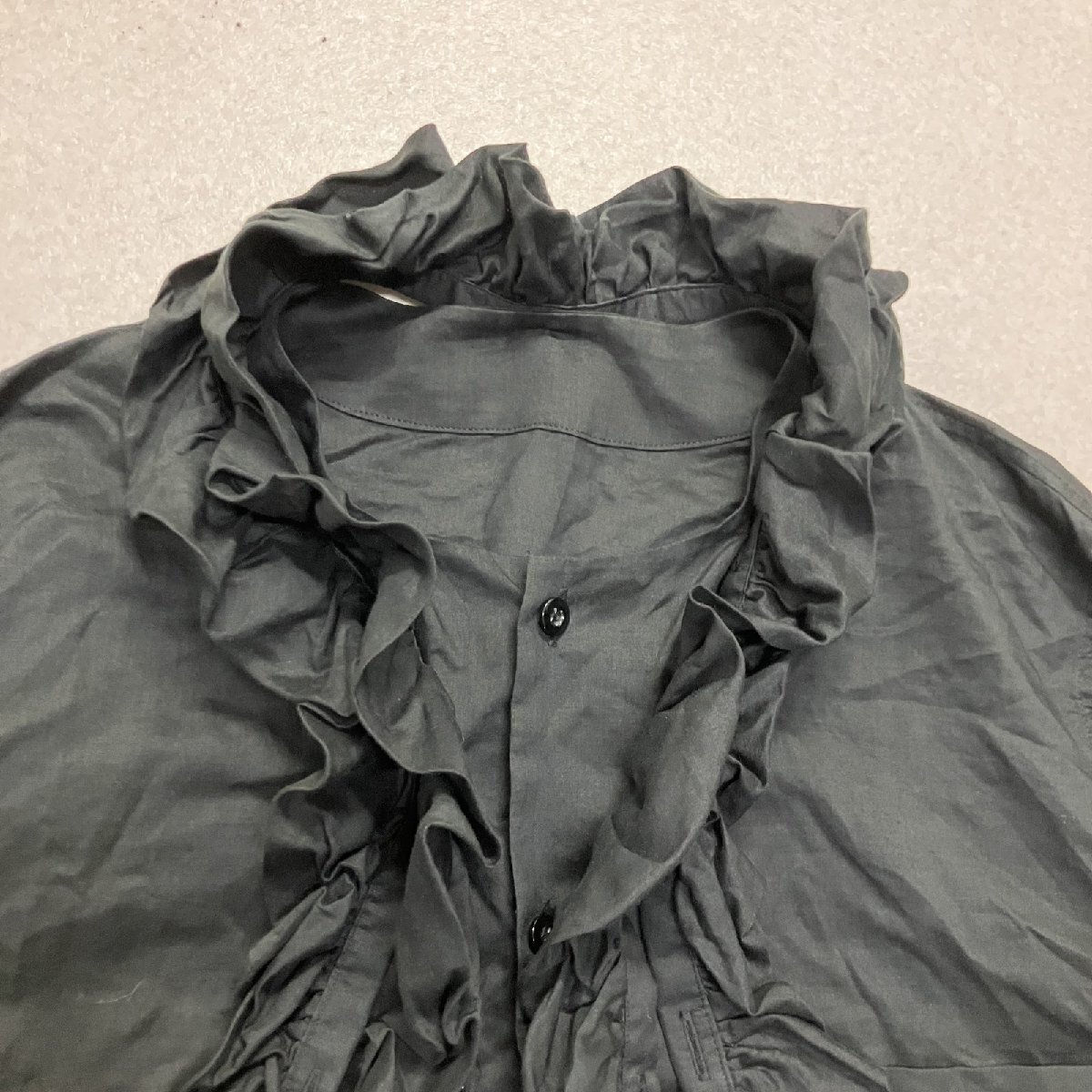 ○ Yohji Yamamoto POUR HOMME ヨウジヤマモト ブラウス シャツ 長袖