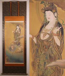 狩野芳崖 掛け軸の値段と価格推移は？｜2件の売買データから狩野芳崖