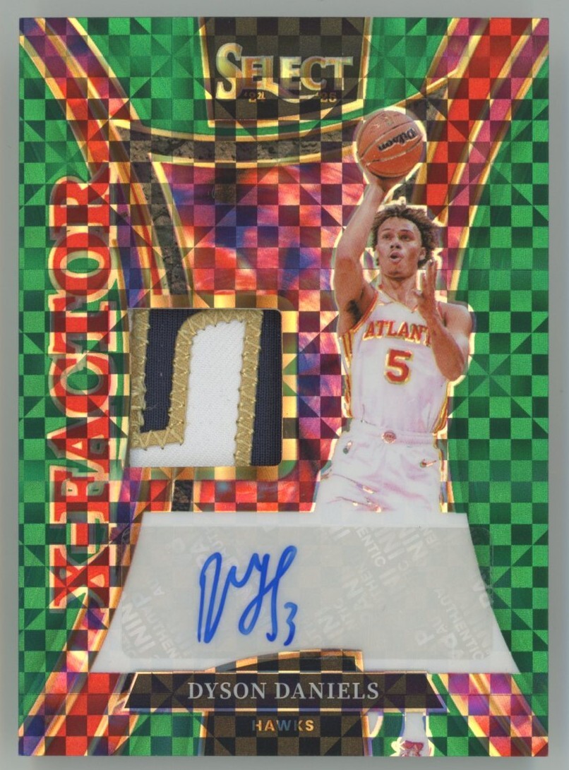 5/5!!【Dyson Daniels】2024-25 Panini Select X-Factor Auto Patch