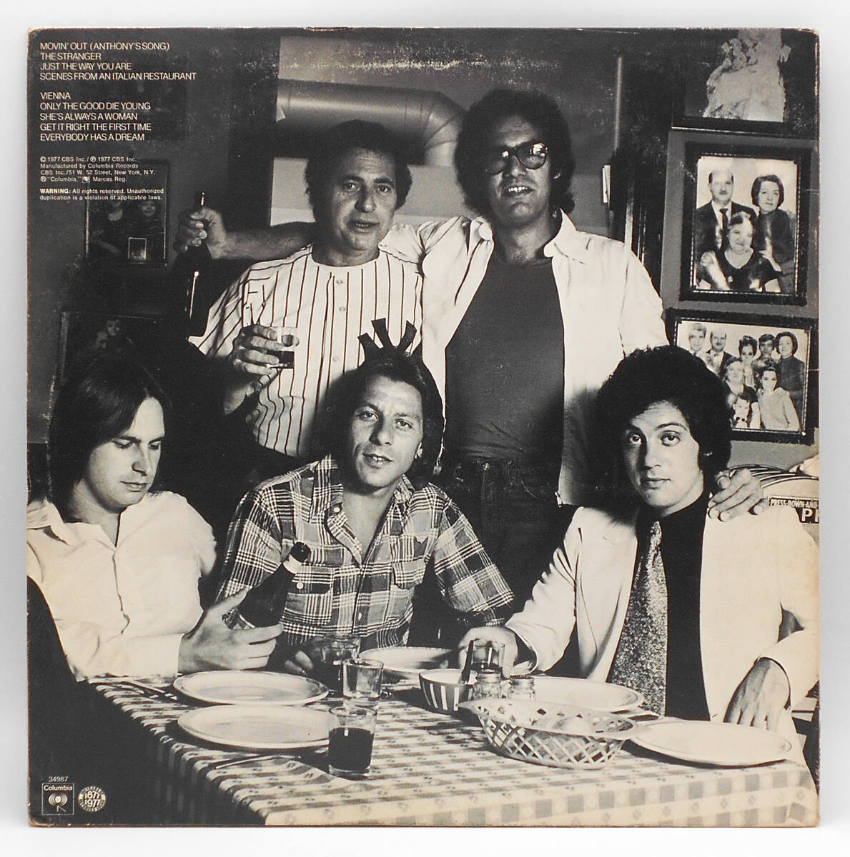 ☆US ORIG LP☆BILLY JOEL&frasl;The Stranger 1977年 レア 希少 両面