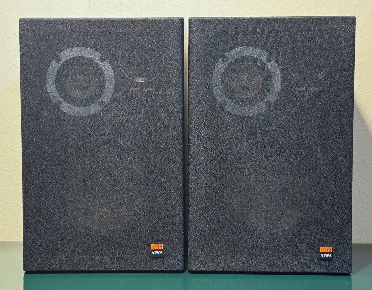AIWA アイワ SC-61 2ウェイ・2スピーカー・バスレフ方式・低域:16cm