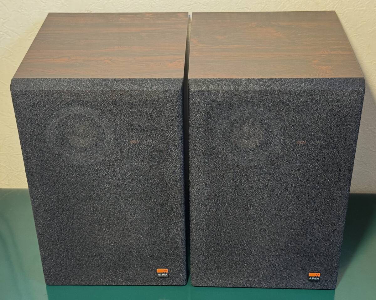 AIWA アイワ SC-61 2ウェイ・2スピーカー・バスレフ方式・低域:16cm