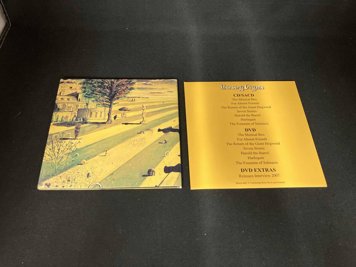 帯あり ジェネシス CD ナーサリー・クライム(怪奇骨董音楽箱)(DVD付