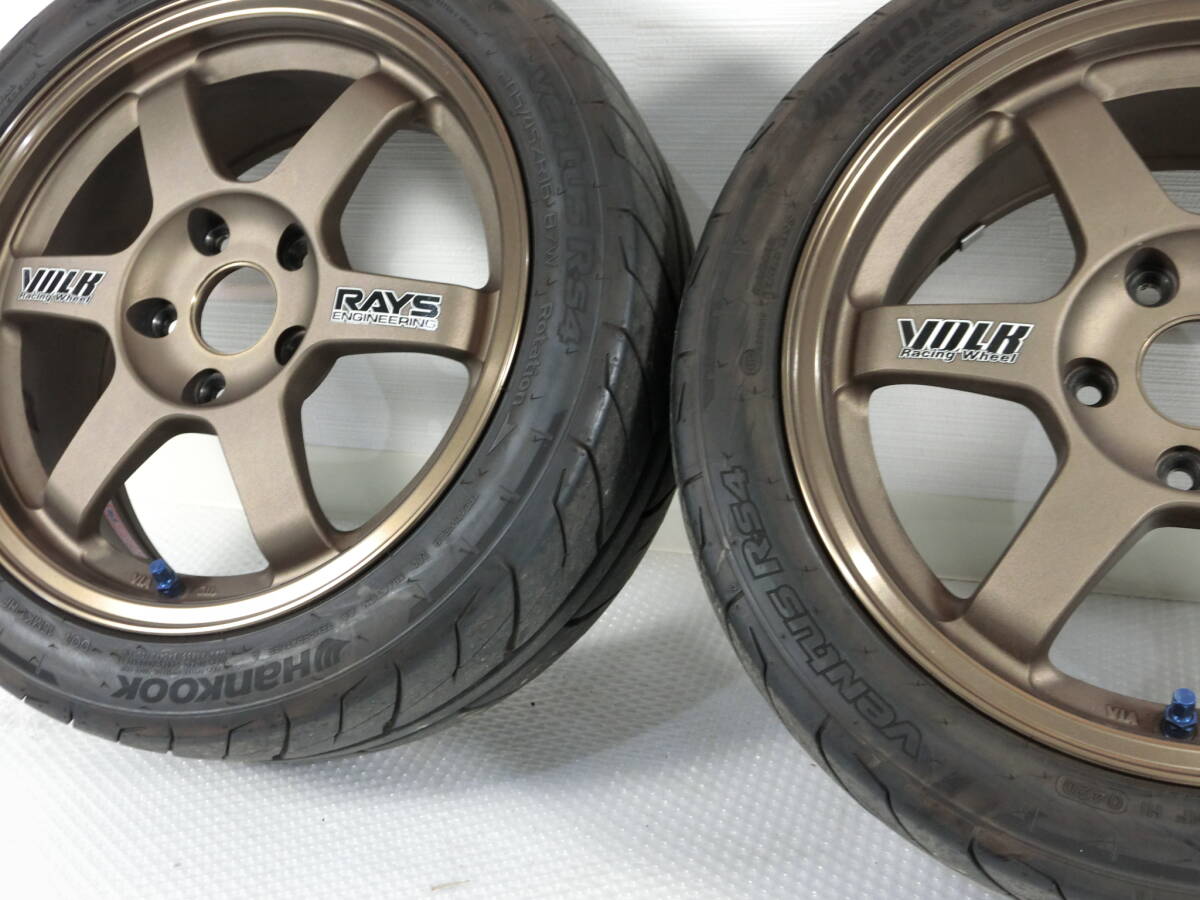 A-039 RAYS VOLK RACING TE37 7J×16 VENTUS RS4 205/45R16 2本セット