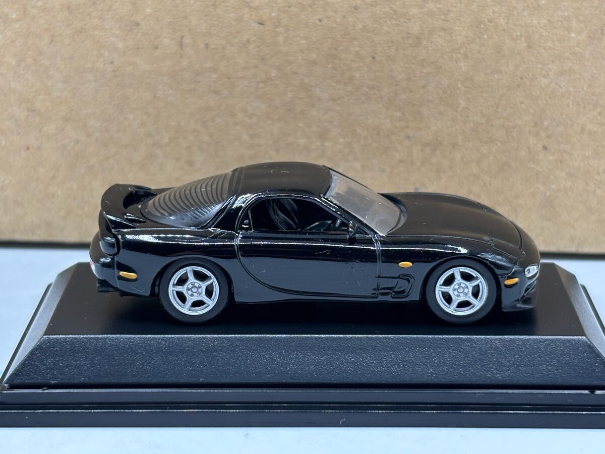 即決有◆REAL-X 1/72 MAZDA マツダ アンフィニ RX-7 FD3S ブラック 黒◆ミニカー_4