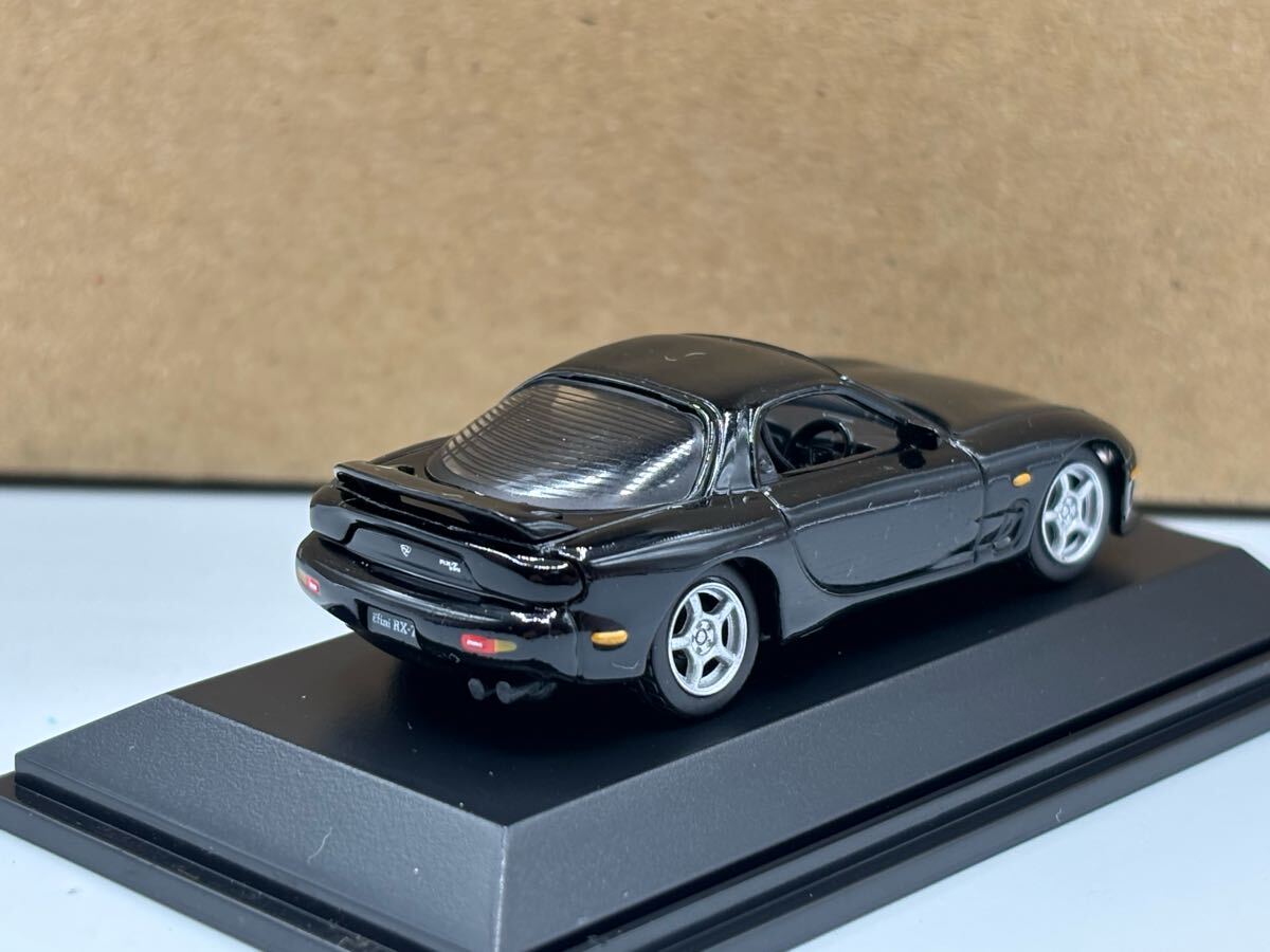 即決有◆REAL-X 1/72 MAZDA マツダ アンフィニ RX-7 FD3S ブラック 黒◆ミニカー_5