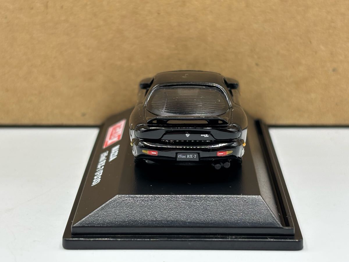 即決有◆REAL-X 1/72 MAZDA マツダ アンフィニ RX-7 FD3S ブラック 黒◆ミニカー_6