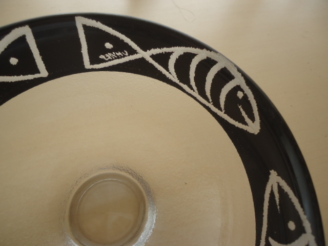 コスタボダ　「 Fiｓｈ」柄　ウルリカ・ハイドマン・バリーンのデザインボウル　訳あり！！　径15.0㎝_5