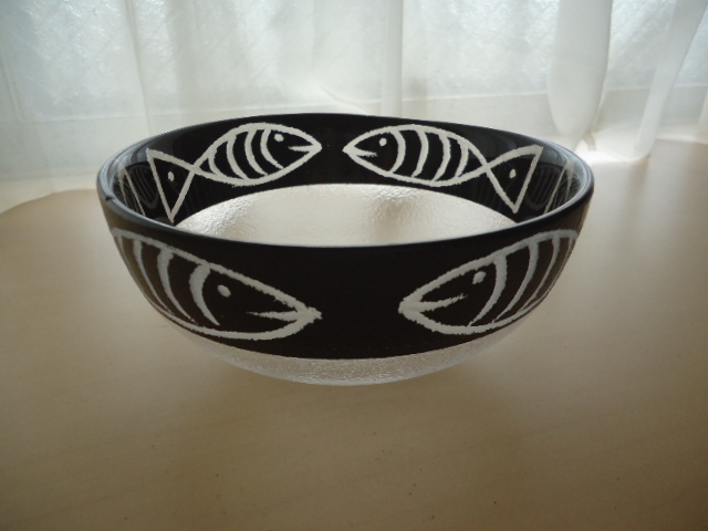 コスタボダ　「 Fiｓｈ」柄　ウルリカ・ハイドマン・バリーンのデザインボウル　訳あり！！　径15.0㎝_7