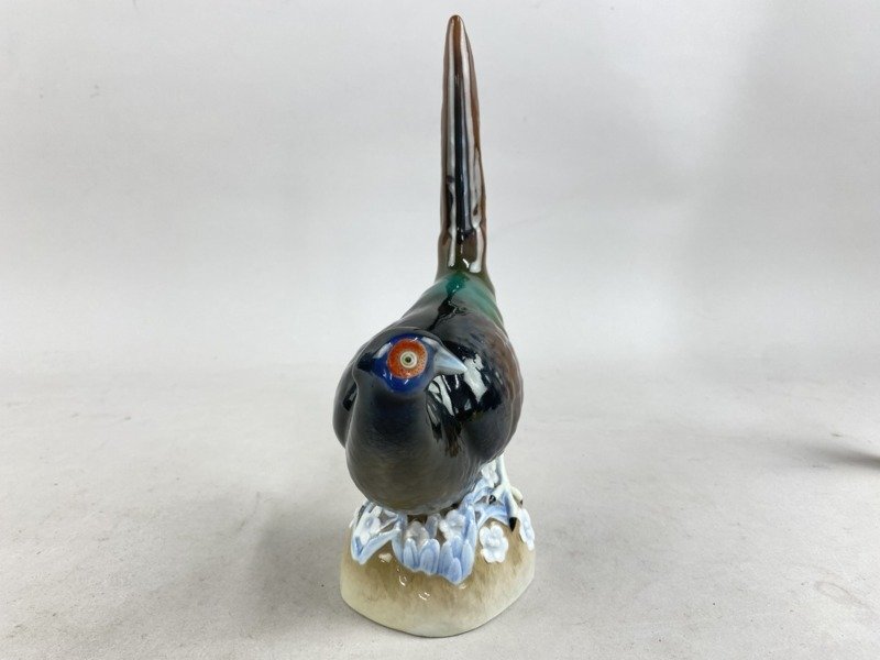 ac225 香蘭社 キジ 置物 フィギュリン 鳥 高さ23cm 陶器 オールド