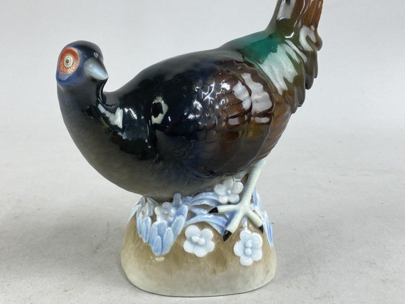 ac225 香蘭社 キジ 置物 フィギュリン 鳥 高さ23cm 陶器 オールド