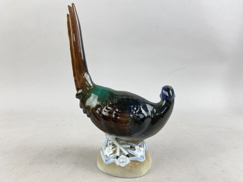 ac225 香蘭社 キジ 置物 フィギュリン 鳥 高さ23cm 陶器 オールド