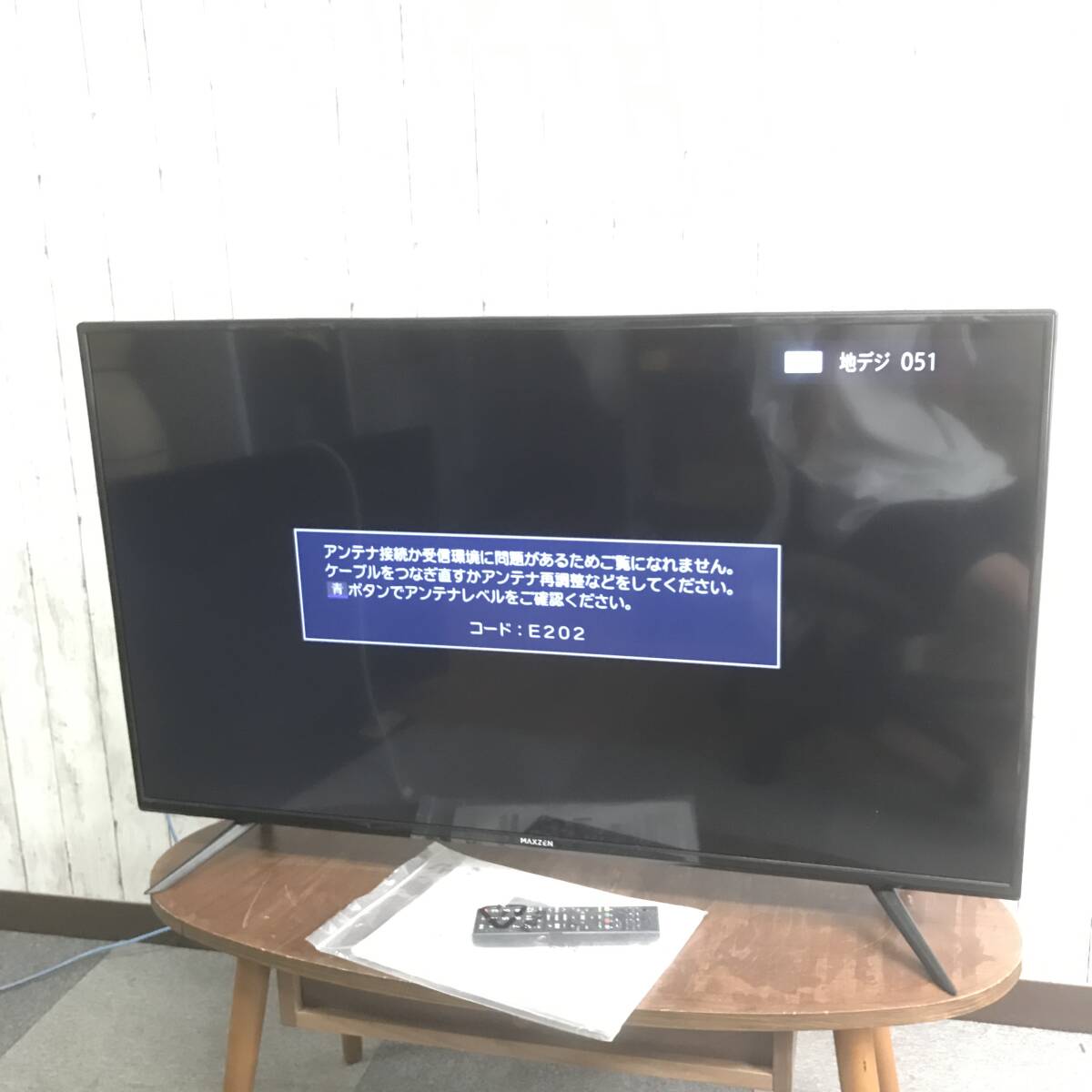 極美品】マクスゼン 4K対応液晶テレビ JU43TSO02 テレビ 引っ越し 