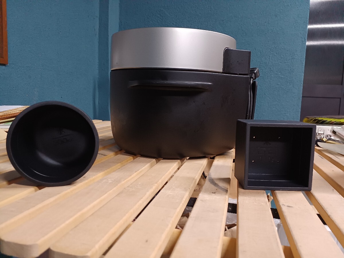 BALMUDA バルミューダ K03A-BK 電気炊飯器 ブラック 3合炊き 炊飯器　ジャー ゴハン Gohan The_6