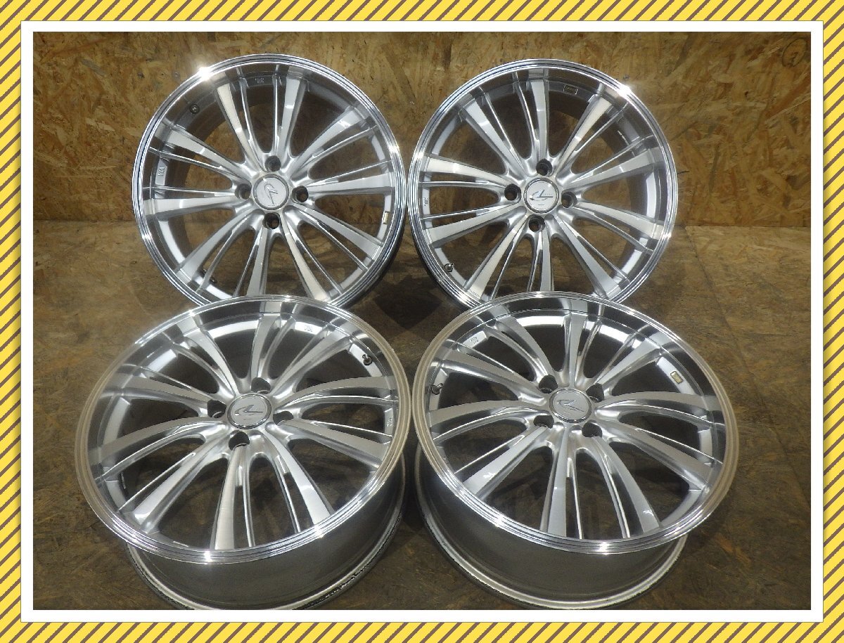 ☆ WEDS LEONIS 17×7J PCD100×4H +45 4本SET 【 個人宅OK 中古品 17