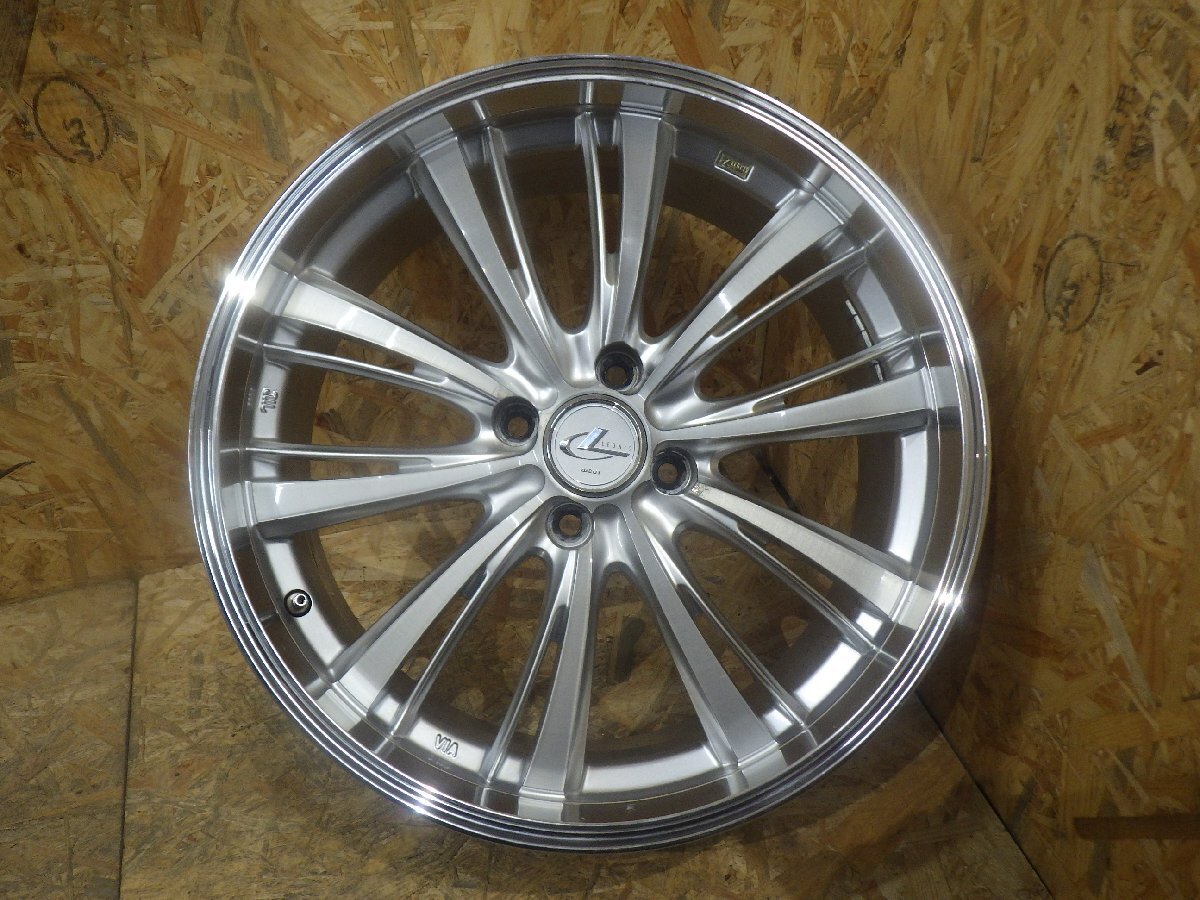 ☆ WEDS LEONIS 17×7J PCD100×4H +45 4本SET 【 個人宅OK 中古品 17