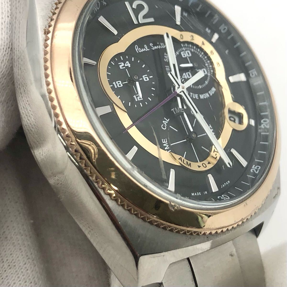 K Paul Smith 腕時計 電波ソーラー E610-S074207 ポールスミス メンズ