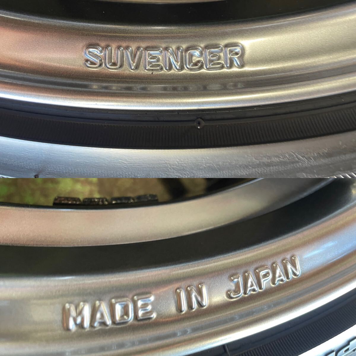 中古 ブリヂストン SUVENCER サヴェンサー AW5s 19×8.0j+48 5/114.3 レグノ GRVⅡ 225/45R19 1オマケタイヤ4本セット！BS _10