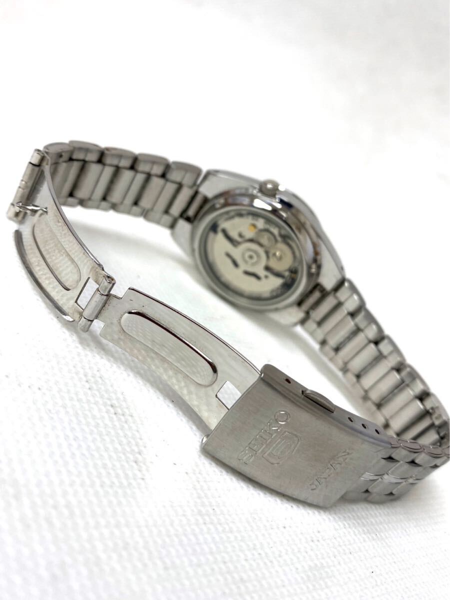 美品 SEIKO セイコー 5 ファイブ 7S26-02C0 自動巻き ブラック文字盤