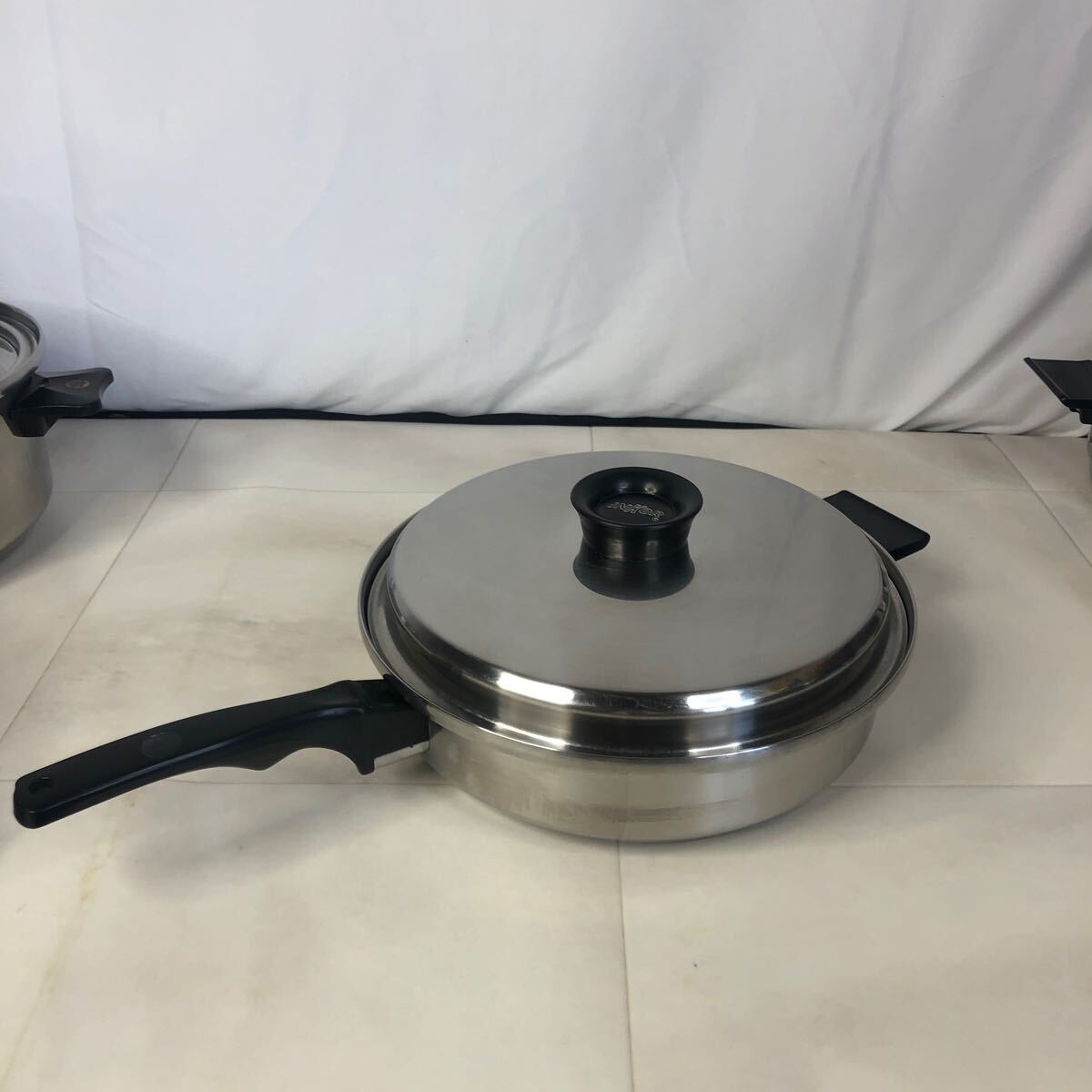 INKOR フライパン 両手鍋 セット ステンレス製 調理器具USA製 _5