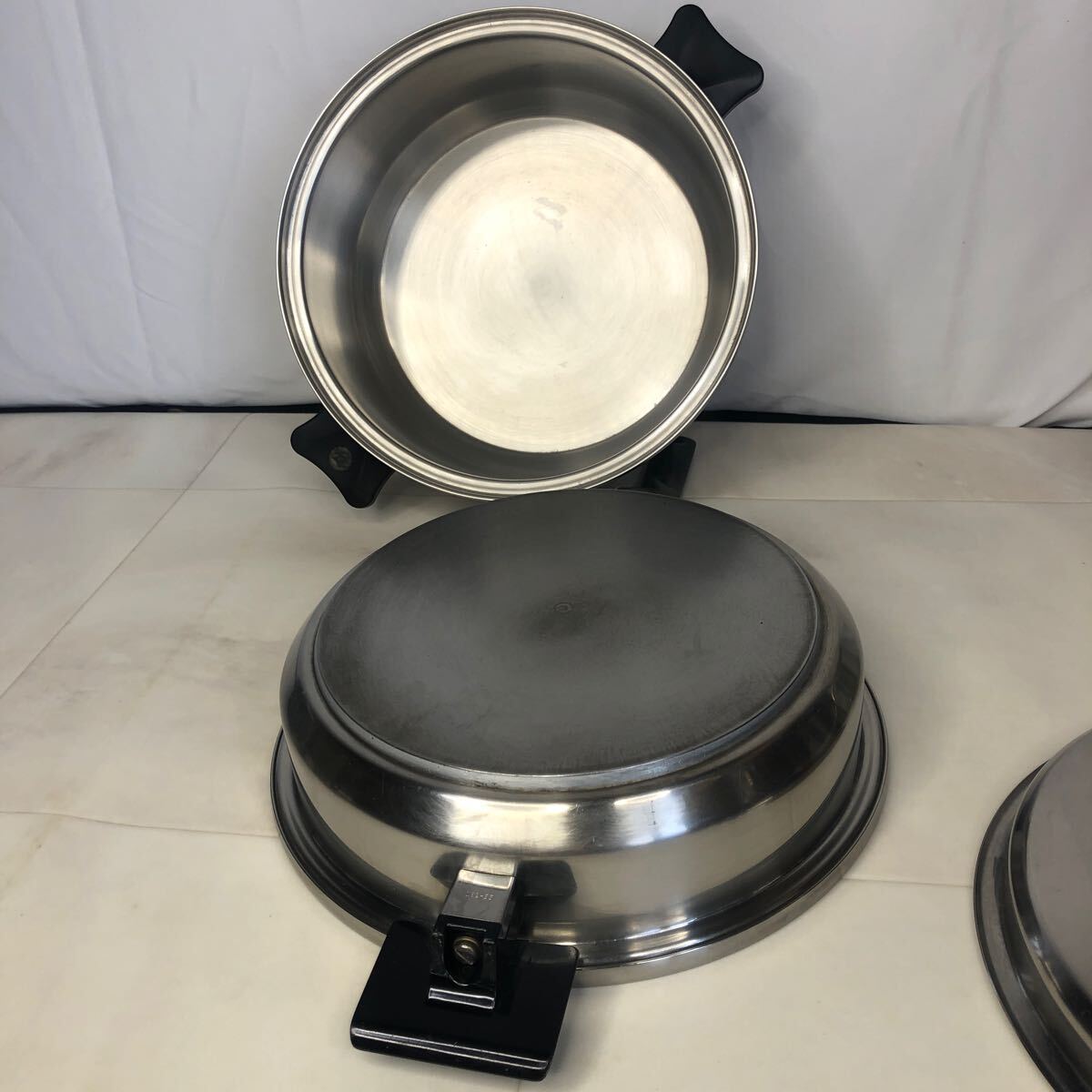 INKOR フライパン 両手鍋 セット ステンレス製 調理器具USA製 _8