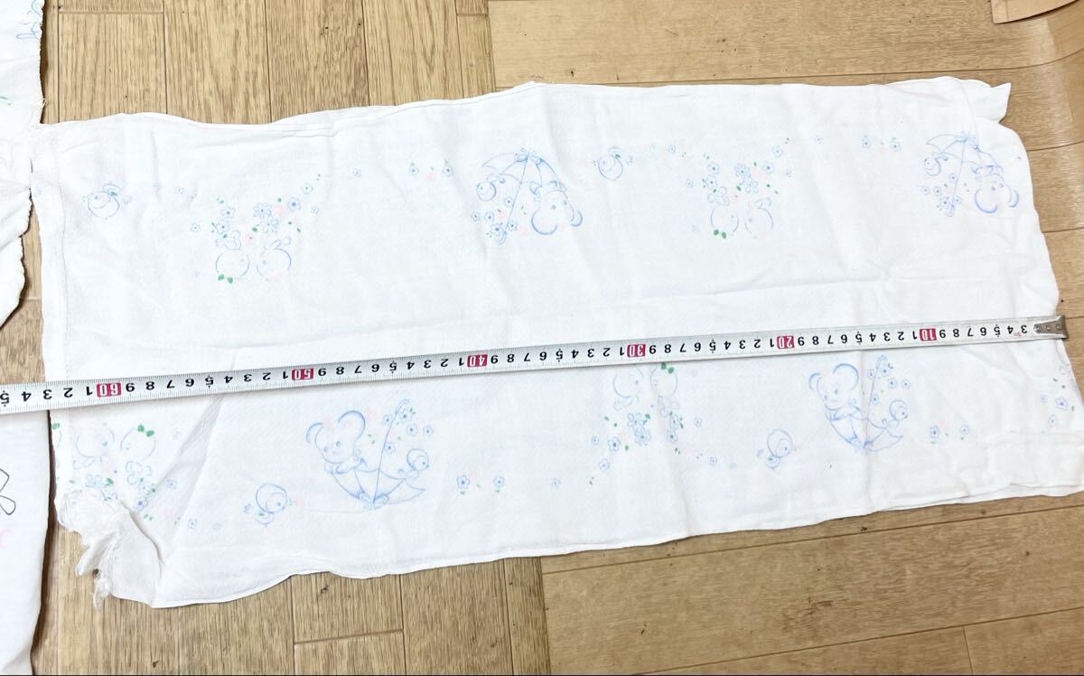 希少！ 昭和レトロ ポップ イラスト柄 布おむつ かわいい 古布